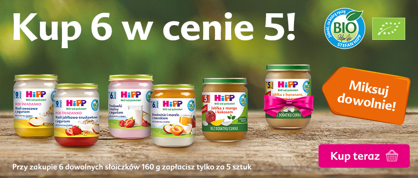 Hipp desery 160 g - kup 6, zapłać za 5