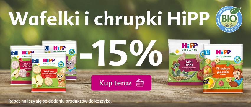 Hipp wafelki i chrupki -15%