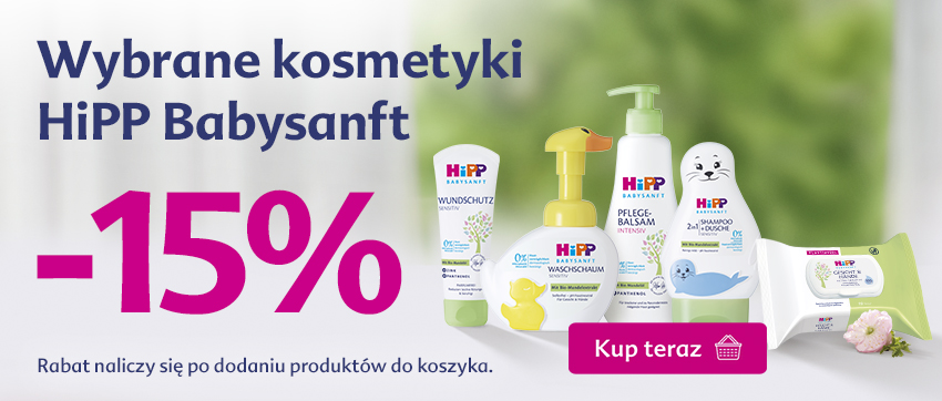 Hipp wybrane kosmetyki -15%