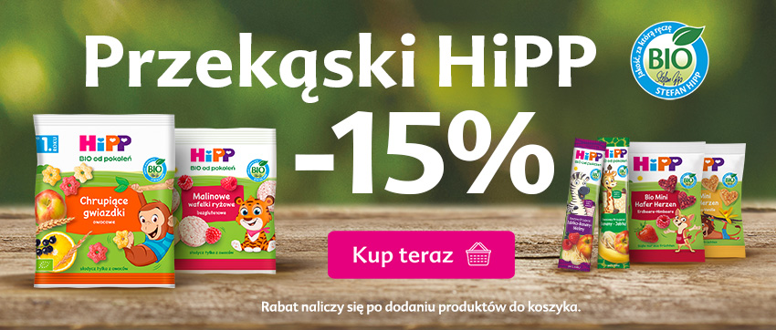 Hipp wszystkie przekąski -15%