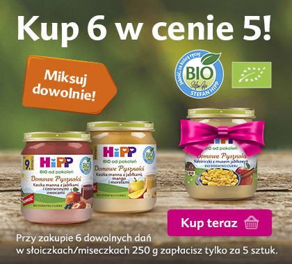 Hipp desery 200 g - kup 6 w cenie 5