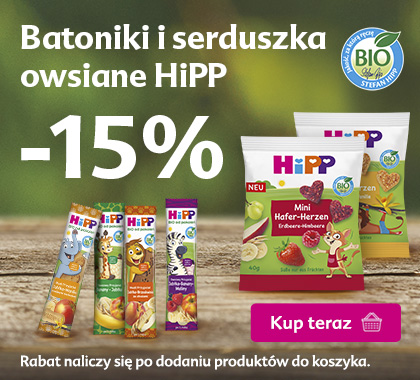 Hipp batoniki i serduszka -15%