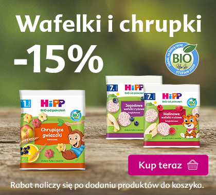 Hipp wafelki i chrupki -15%