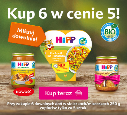 Hipp dania 250 g - kup 6, zapłacisz za 5