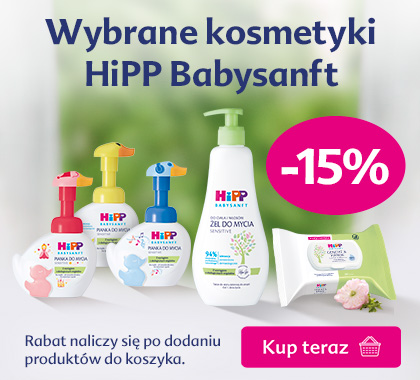 Wybrane kosmetyki HiPP Babysanft - 15% rabatu po dodaniu do koszyka